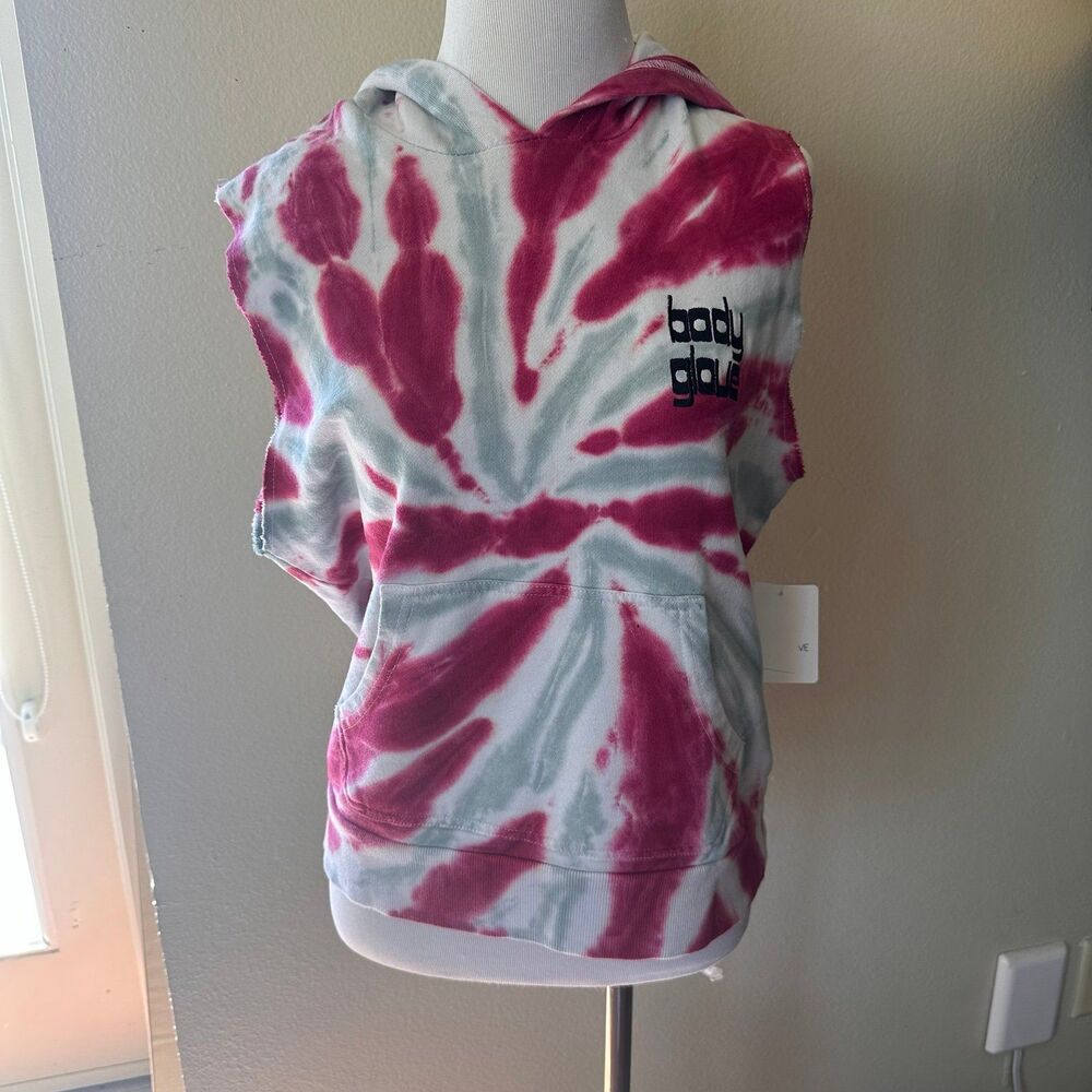 100% cotton bodyglove tie-dye sleeveless sweater Size L NWT